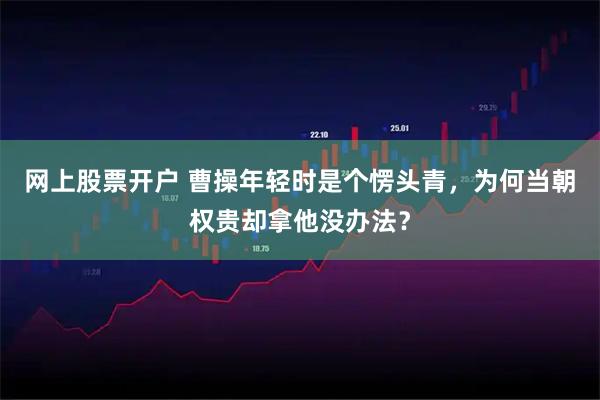 网上股票开户 曹操年轻时是个愣头青，为何当朝权贵却拿他没办法？