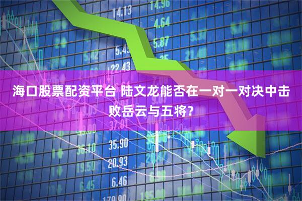 海口股票配资平台 陆文龙能否在一对一对决中击败岳云与五将？